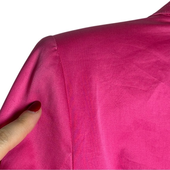 Escada Margaretha Ley Pink Blazer Jacket Size 40 = Medium Vintage 80s 90s - Picture 10 of 11